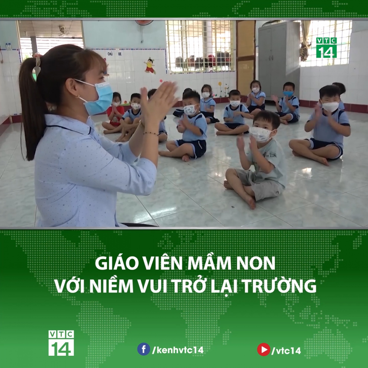 Giáo viên mầm non với niềm vui trở lại trường